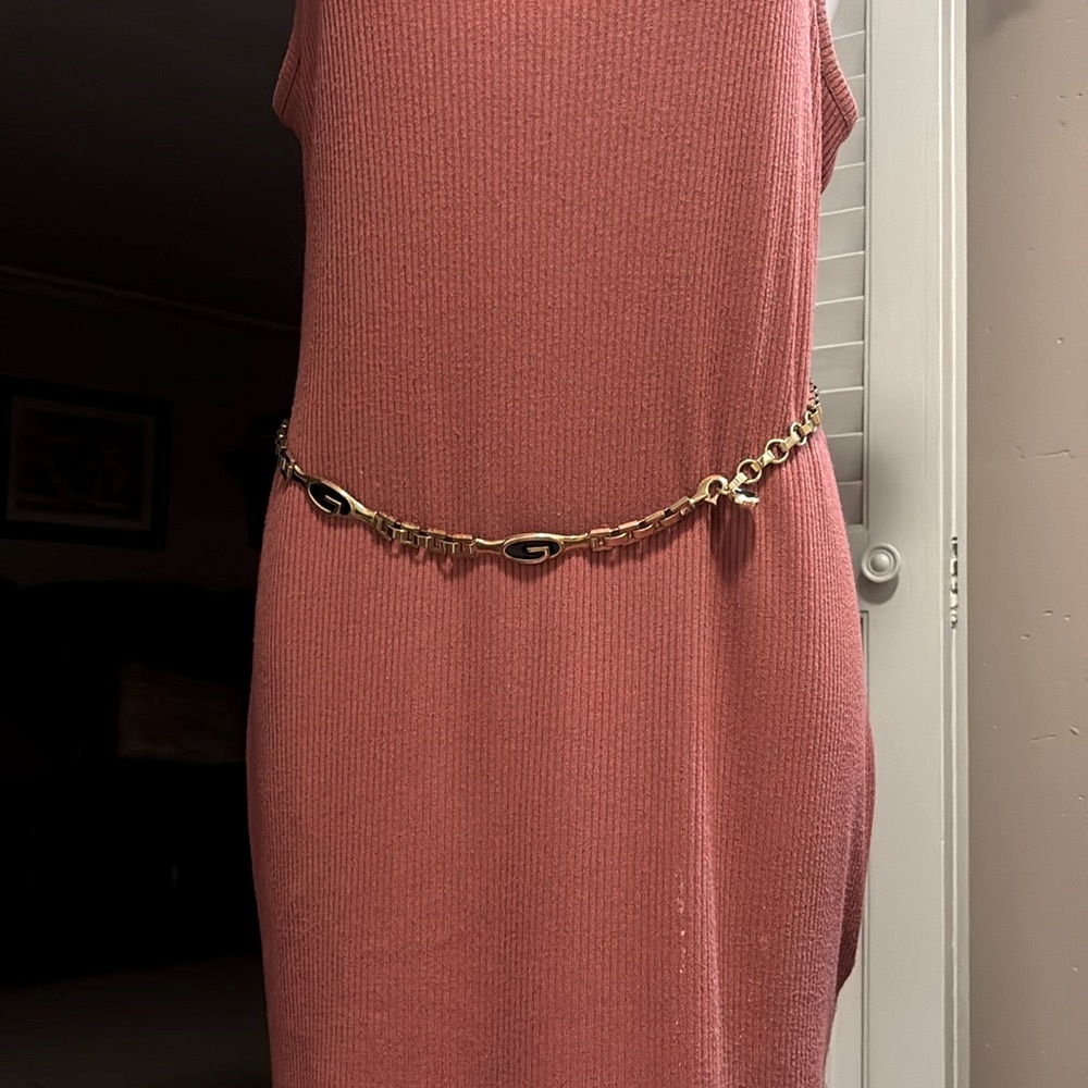 GUCCI Gold and Black Women's Belt - Picture 6 of 12